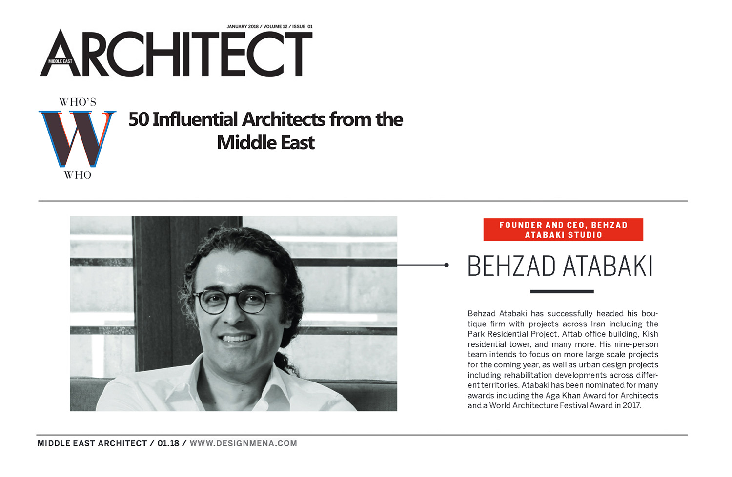 Middle East Architects 2018
