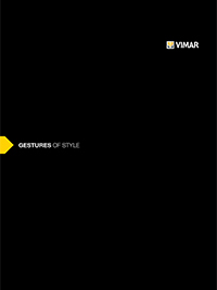 pdf catalog Vimar Gesture of Style