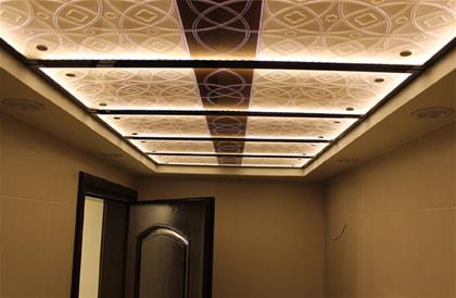 سقف کاذب آی گلس iGlass ceiling سقف کاذب شفاف با نور داخلی