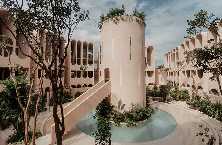 طراحی مجموعه گردشگری در مکزیک با الهام از برج تاریخی بابل