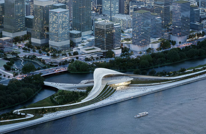 رونمایی از طرح اسنوهتا برای موزه «هنر خلیج کیانتانگ»